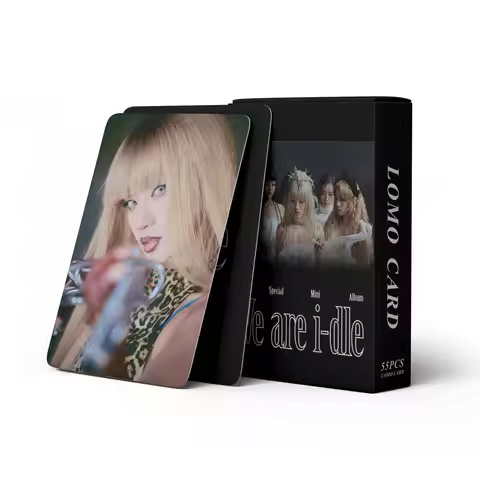 In Stock 55pcs (G)I-DLE I-DLE Album We Are Idol Collectible Cards YUQI Lomo Card Postcard Photo Card