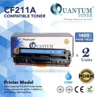 2 Units Compatible 131A / CF211A CY High Quality Compatible Color Laser Toner Cyan Cartridge for HP 