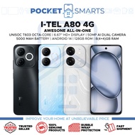 [Malaysia Set] I-Tel A80 4G / Itel A80 4G (128GB ROM | 4GB RAM) 1 Year Itel Malaysia Warranty