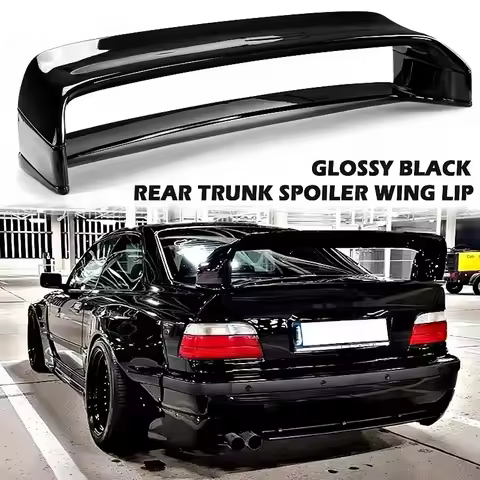 E36 Wing Spoiler for Bmw M3 1990-2000 318i 323i 323ti Sedan / Coupe Sports Spoilers Gt Silver Rear T