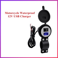 Motorcycle 12V USB Charger Car Charger Single USB With Switch 5V 2A Waterproof
