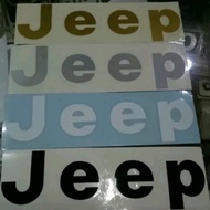 Jeep CJ7 Wranlr YJ TJ Side Body Sticker