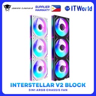Jungle Leopard Interstellar V2 3in1 ARGB Block Chassis Fan Black/White itw