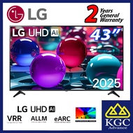 LG 43" / 50" / 55" / 65" 4K UHD AI Smart TV Televisyen UA73 HDR10 - 43UA7350PSB / 50UA7350PSB / 55UA