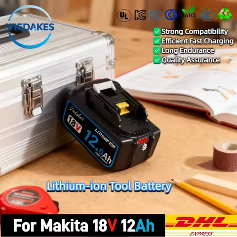 100% for makita 18V Battery, 18v 10.0Ah tool battery, for makita drill DDF487 DTW700 DGA405 DTD173 D
