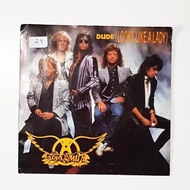 7 Inch Black Disc Song Usa Bks Aerosmith - Dude - Look Like A Lady