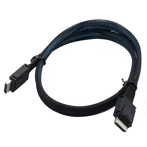 PCIe Oculink SFF 8611 4I To MINI SAS SFF-8611 4I Server Super Speed Cable Data Extension Cable Male