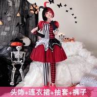 Halloween Costume Circus Haunting Clown Cosplay Dress Dress Harley Quinn Plays The Costume