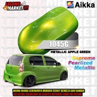 Supreme Metallic 【 Aikka Apple Green 1045G 】 High Quality Colour Kereta Paint Car Paint Motorcycles 