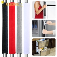 ZILUOLAN 2Pcs Refrigerator Door Handle Cover Smudges Decor Warmer Anti-static Kitchen Appliance Protector