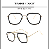 Robins Kacamata Aviator  Frame Kacamata Minus Photocromic Bluecromic Fashion Pria Wanita 9103