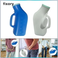 [fixory] Urine Bottle Elderly Plastic Can Leakproof Urination Device 1200ml Urine Funnel Urine Bottl
