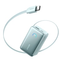 Anker นาโน10000มิลลิแอมป์45วัตต์ Power Bank สาย USB-C หดได้ในตัว