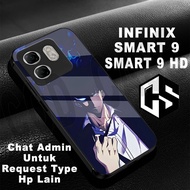 HP Glossy glitter Softcase for type INFINIX SMART 9/INFINIX SMART 9 HD Anime Motif/case infinix smar