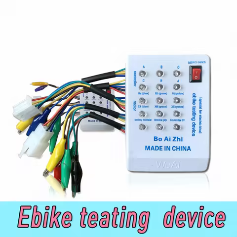 Ebike Tester Tool Electric Bicycle Controller Throttle Hall Sensor Motor Phase Diagnostic Repair Equ