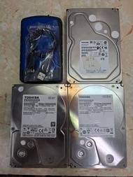 3tb 4tb 3.5 hardisk toshiba  99％new usb 4tb transcend 2.5寸