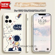 [UV04] SOFTCASE MACARON MOTIF LUCU ASTRONOT VIVO Y21 Y21S Y21A Y21T Y33T Y33S MACARON - SOFTCASE VIV