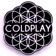 Coldplay British Rock Band Logo Badge Punk Rock Music Pin Brooch