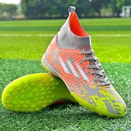 World Cup Same Style Football Shoes Men Women Children High-Top Sneakers Grass Earth Anti-Slip Wear-