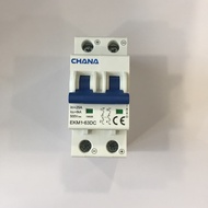 Cầu dao điện một chiều DC CB Bộ ngắt mạch cho Solar Năng Lượng Mặt Trời GIVASOLAR CHANA DC 500V 1000