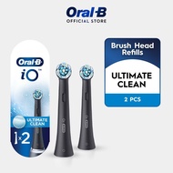 Oral-B iO Ultimate Clean Black Electric Toothbrush Replacement Heads 2 Pack