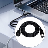 moon3 7 Pin DIN Cable 7Pin DIN Male to Female Extension Cable Professional for Stereo Systems TV Rec