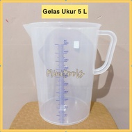 Green Leaf 1835 5 Liter Plastic Measuring Cup 5 Liter Measuring Cup/
