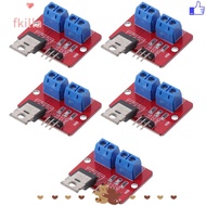 FKILLA 5pcs MOSFET, IRF520 red Driver Module, irf520 mosfet Button Drive for Arduino MCU ARM MCU
