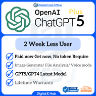 OpenAI ChatGPT 5.4 Plus Plan - 1 Week & 1 Month Lifetime Warranty Less User Account