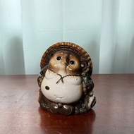 日本信樂燒狸貓蚊香座皿