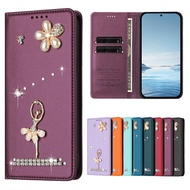 Luxury 3D Flip Case for Samsung Galaxy A42 A35 A34 A33 A32 A26 A25 A24 A23 A22 A22S M23 F42 F23 Card