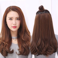 Tóc giả kẹp dải cụp HT150 😍FREESHIP😍 kẹp nửa đầu cúp kẹp phím 50cm tóc giả nữ