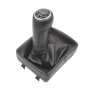 POSSBAY for Volkswagen Polo 9N 9N2 2002-2009 5 Speed Car Manual Gear Shift Knob Lever Shifter Boot C