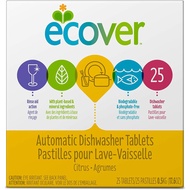 NEW! Ecover Automatic Dishwasher Tablets Citrus Scent OR Zero Fragrance Free 25s/45s