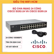 Cisco SG90-24 and SG95-24 24-port gigabit switch network switch, 1000Mbps speed
