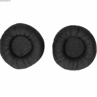 APPORTUNIAPY 2PCS Wrinkle Leather Earpads, Noise Isolation Black Universal Headphone Ear Pads, Easy 