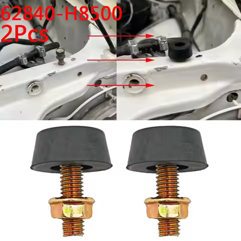 2Pcs Car Bonnet Stop Adjusters Hood Buffer Caps Bumpers Stopper 62840-H8500 For Nissan Patrol GQ For