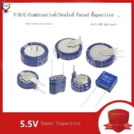 Farad capacitor combination type H type C type V type sealed type 5.5V 0.1/0.22/0.33/0.47F 1.0F