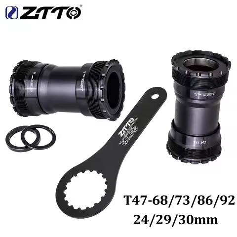 ZTTO Bicycle T47 Bottom Bracket 24 Crankset Dub 29 30mm Sealed Bearing Thread 47 68 73mm Shell 28.99