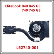 Origin HP EliteBook 740 745 845 840 G5 G6 Laptop CPU Heatsink Radiator FAN L68813-001 L62740-001 L14