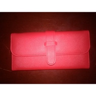 MERAH Alumnus Women's Belt Wallet AS01 Red