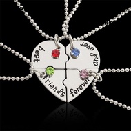 MAXGOODS 4 Bff Creative Best Friend Froever Friend Necklace