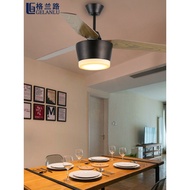 American Ceiling Fan Lamp Hall with Chandelier Ceiling Integrated Hall Electric Lamp Two-in-One Kitc