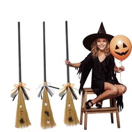 Flying Broom Witch Halloween Cosplay Witch Broom Stick Kids Adults Cosplay Costume Halloween Hit