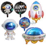 [SG Seller] Space theme foil balloon party decoration Birthday Astronaut Rocket Planet Alien Blast S