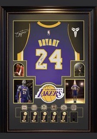 Kobe Bryant 24號 親筆簽名球衣畫