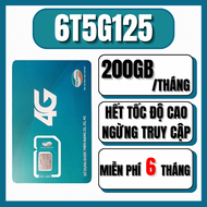 Sim 5G Viettel Trọn Gói 1 Năm Ưu Đãi 200GB/Tháng Data Tốc Độ Cao Data Không Chia Giới Hạn Trong Ngà