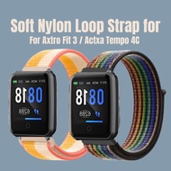 Actxa Tempo 5C Axtro Fit 4 3 Strap Soft Nylon Loop Watch Replacement Band for Actxa Tempo 4C Smart F