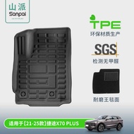 Suitable for 21-25 Chery Jetto X70 PLUS Car Feet Special Car Dedicated TPE Feet Trunk Mat