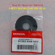 ♈✼Beat Fi / Beat110 / DIO110  LEFT CRANKCASE OIL SEAL 91202-K44-V01 Honda Genuine Part from Thailand